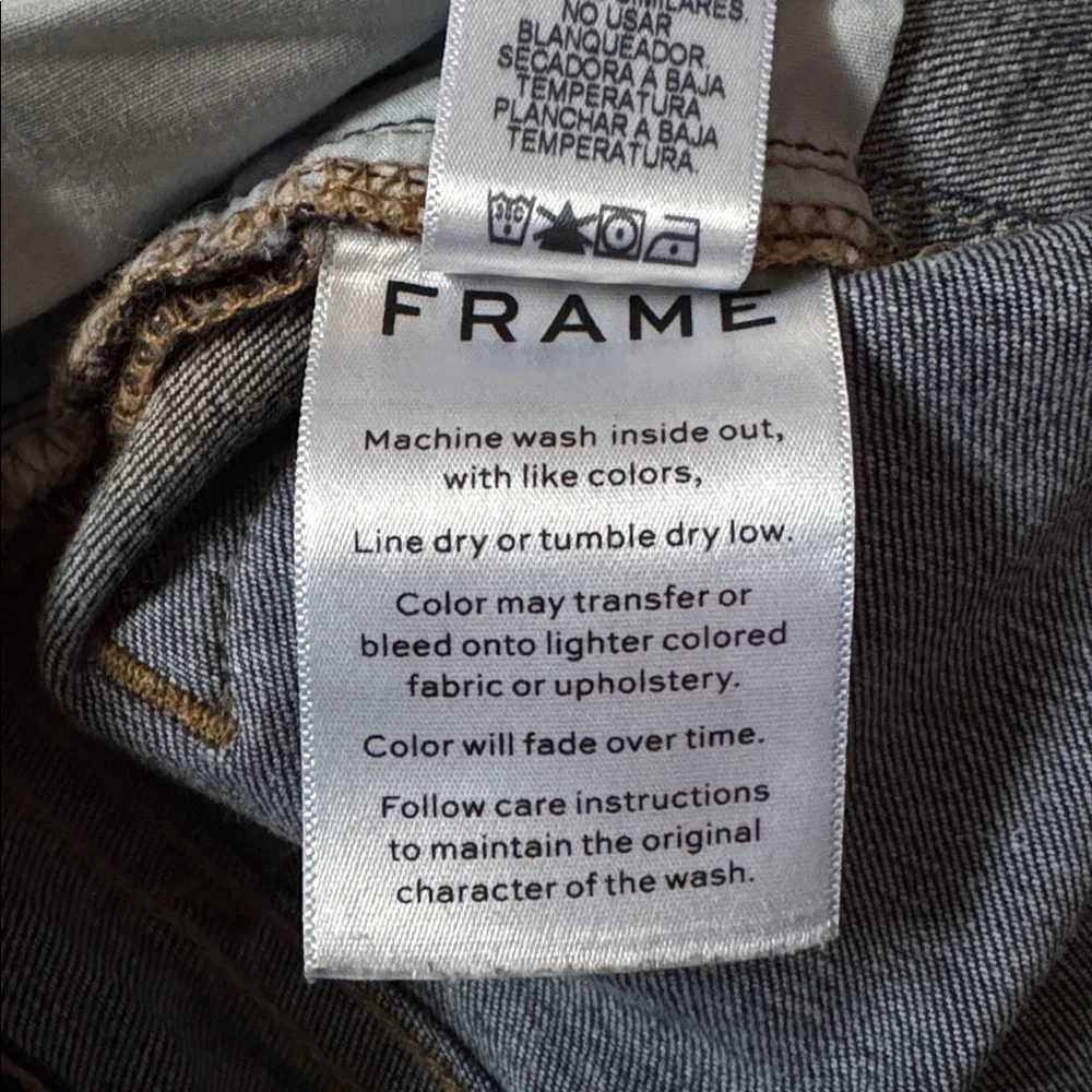 Frame Denim Le Skinny de Jeanne RN# 139021 CUT# 2354 STYLE# LSJ148 WRILEY Sz 26 - Picture 10 of 15